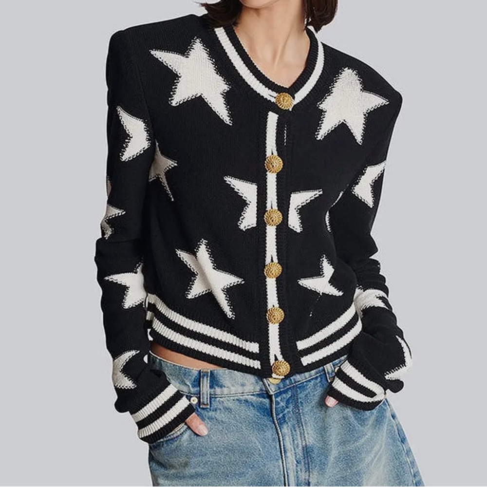 Martha ‘s Star Cardigan Sweater